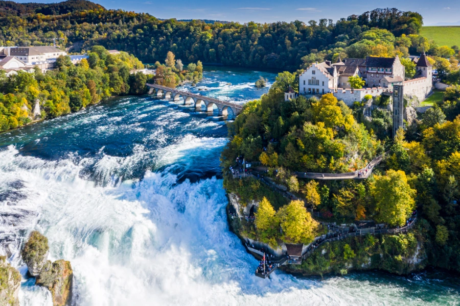 De grootste watervallen in Europa