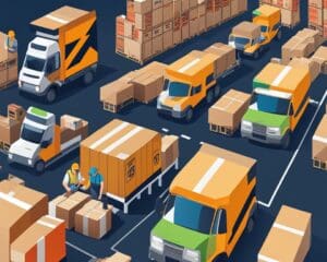 Strategieën voor het omgaan met piekperioden in pakketlevering en sneltransport.