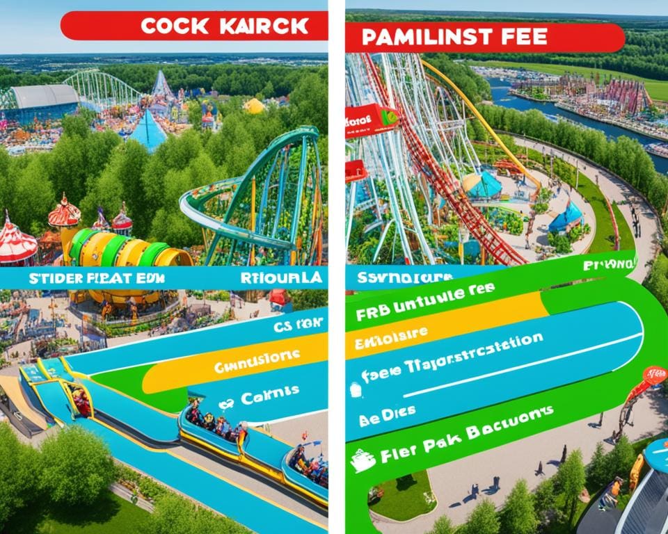attractiepark prijzen vergelijken