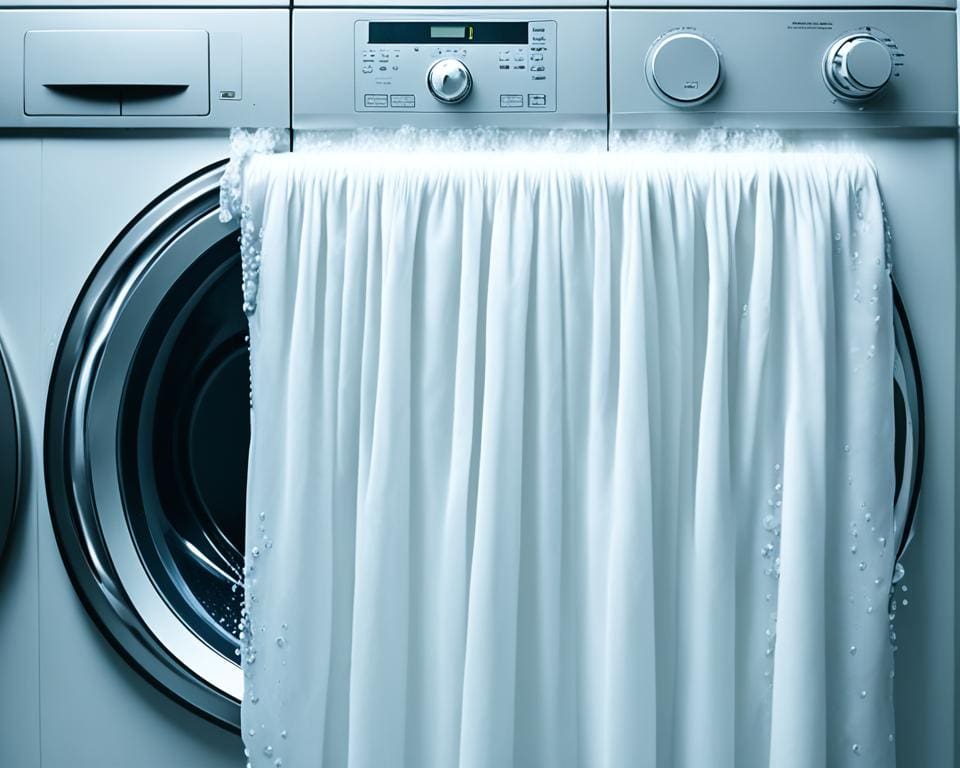 gordijnen reinigen wasmachine