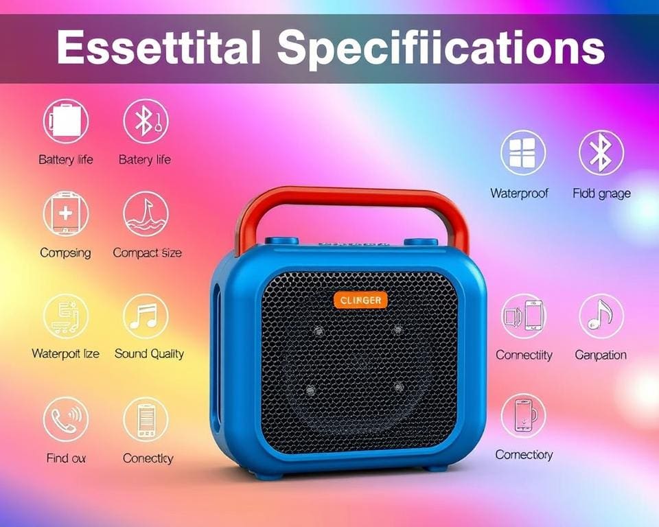 belangrijke specificaties voor beste Bluetooth-speakers