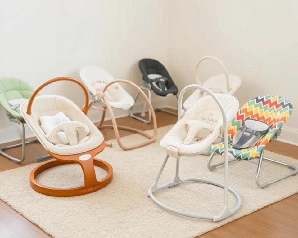 Diverse types babywipstoelen