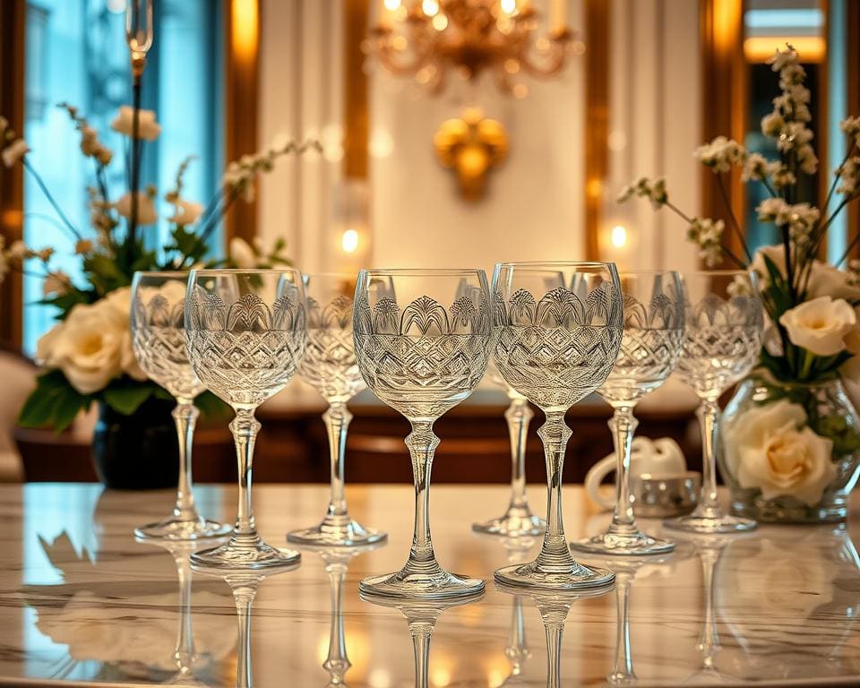 luxe drinkglazen voor een verfijnde presentatie