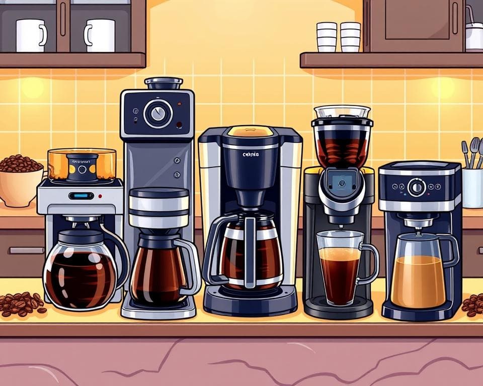 soorten koffiemachines