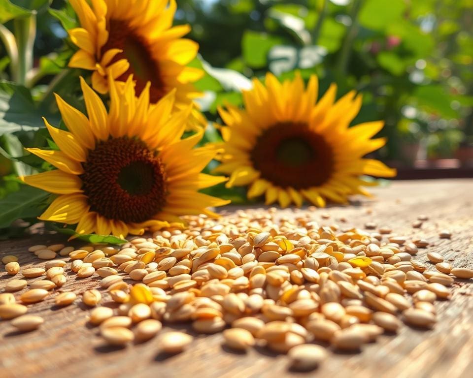 Waarom zonnebloempitten goed zijn voor je huid