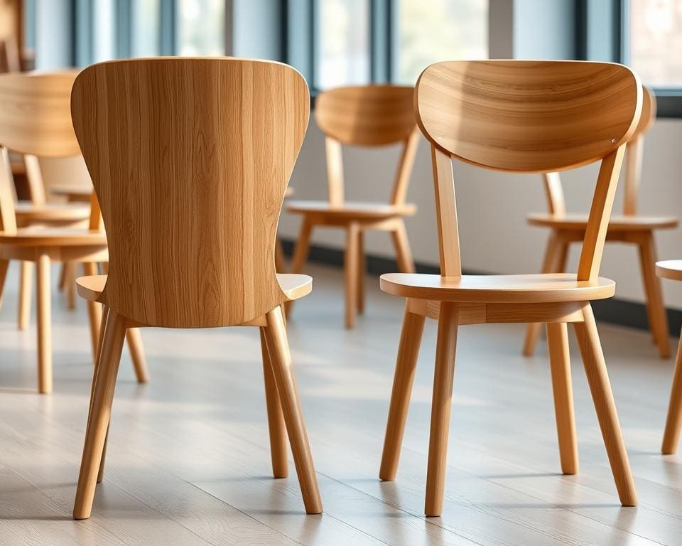 kenmerken van ergonomische houten stoelen