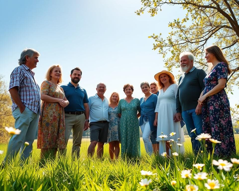 ontspanning in familieopstellingen