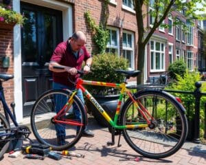 De snelste fietsreparatie aan huis in Amsterdam