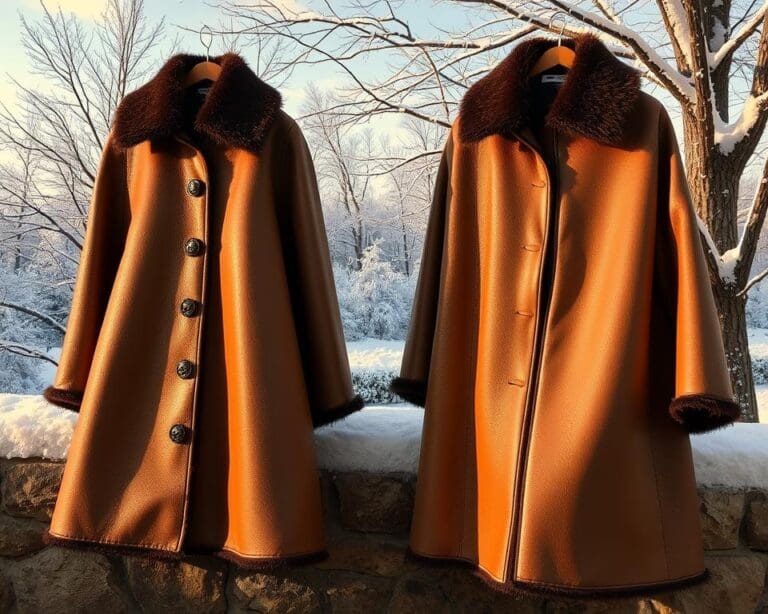 Fendi leren capes: Luxe lagen voor koudere dagen