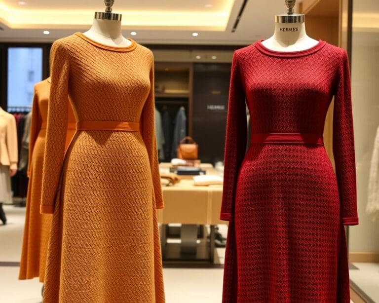 Hermès gebreide jurken: Warmte en stijl in perfecte harmonie