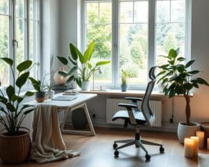 Hoe creëer je een rustgevende thuiswerkplek?