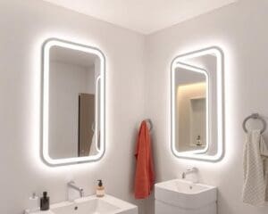 Slimme spiegels met ingebouwde verlichting