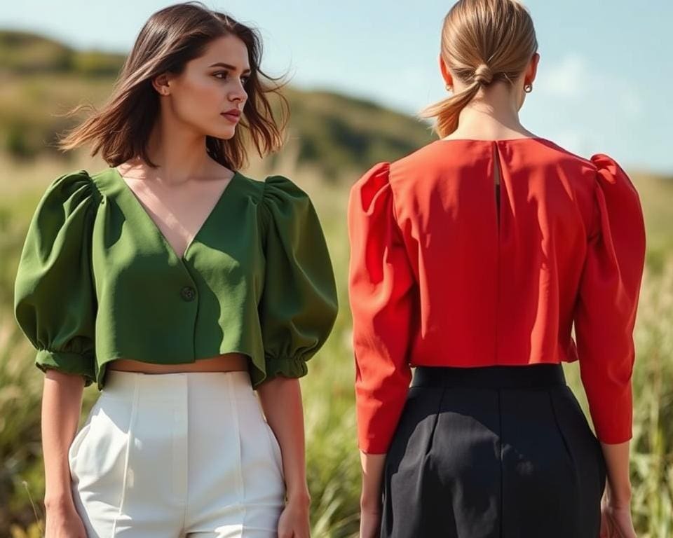 Stella McCartney cropped blouses: Voor een duurzame look