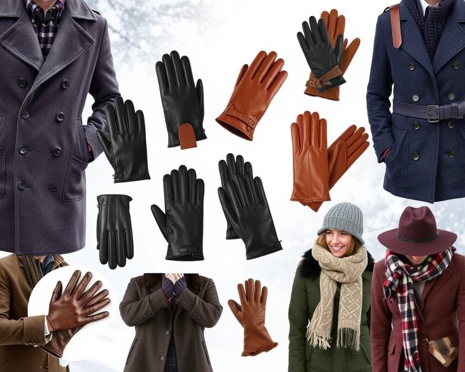 leren handschoenen veelzijdigheid winter outfits