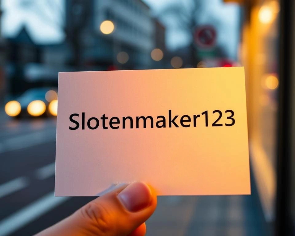 Waarom kiezen voor Slotenmaker123