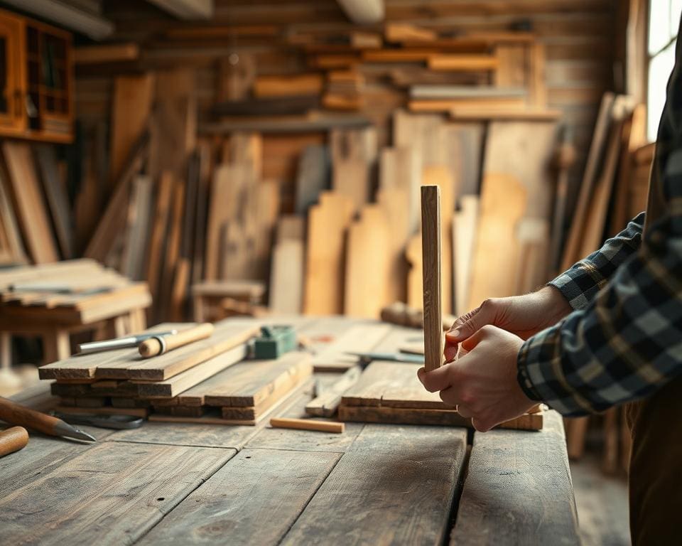 Hoe maak je van oud hout iets nieuws?