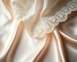 Kun je kant met satijn combineren?