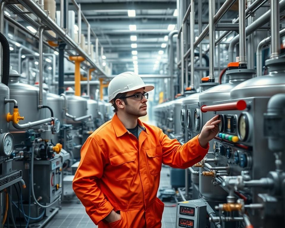 Wat doet een procesoperator in een fabriek?