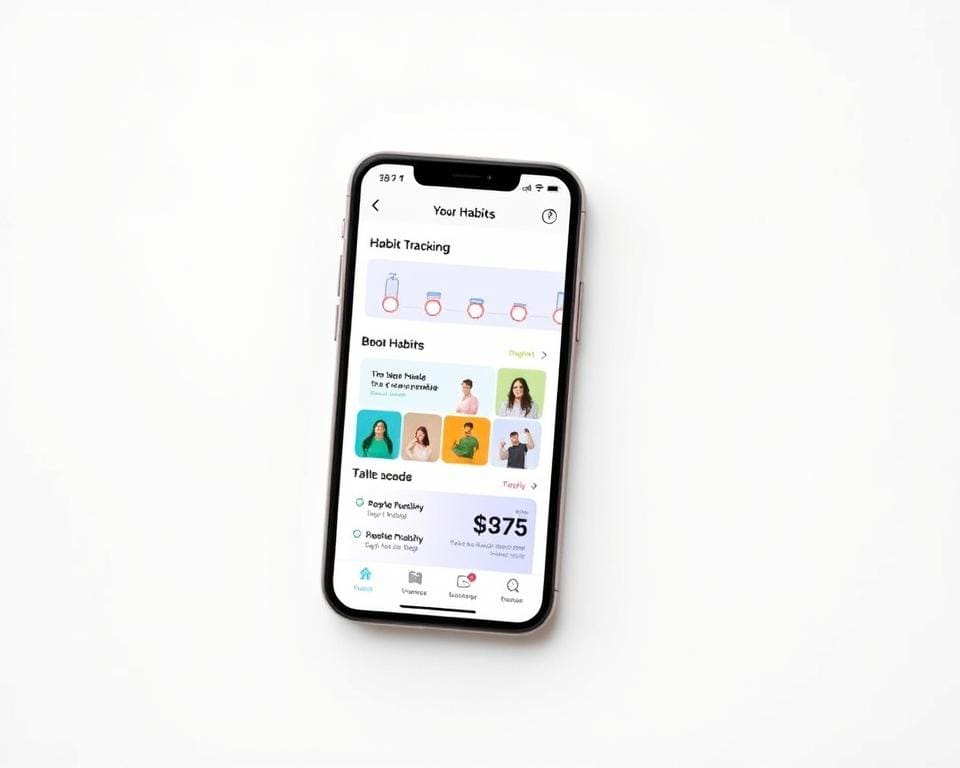 Welke app helpt bij het bijhouden van gewoontes?