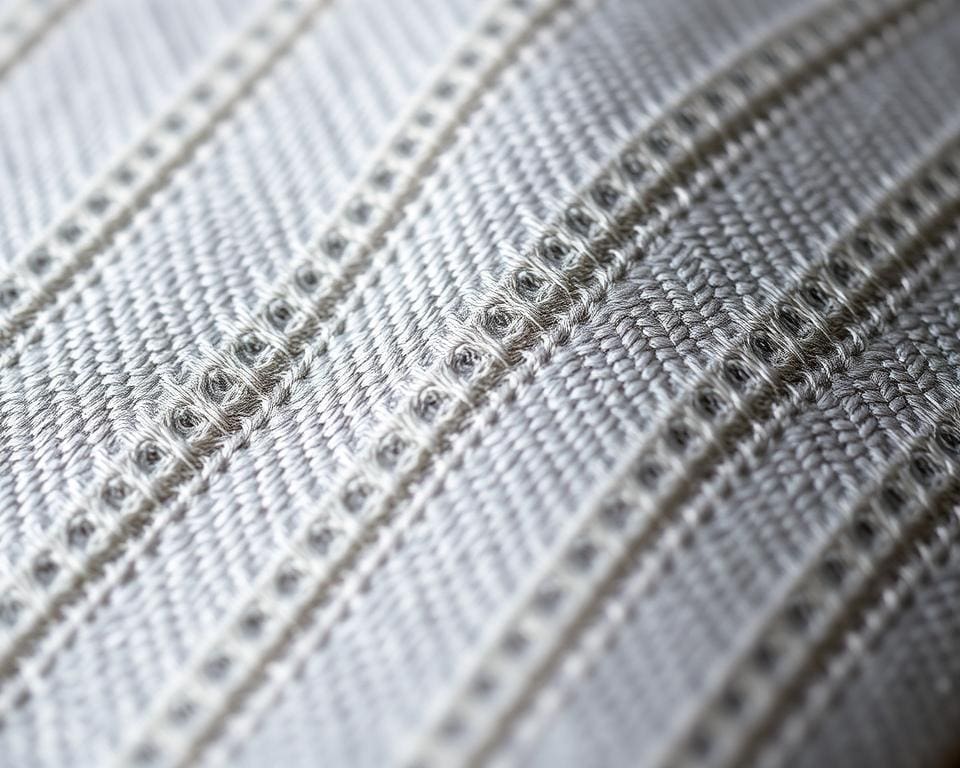 jacquard stof textuur