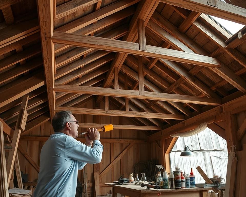onderhoud houten kapconstructie