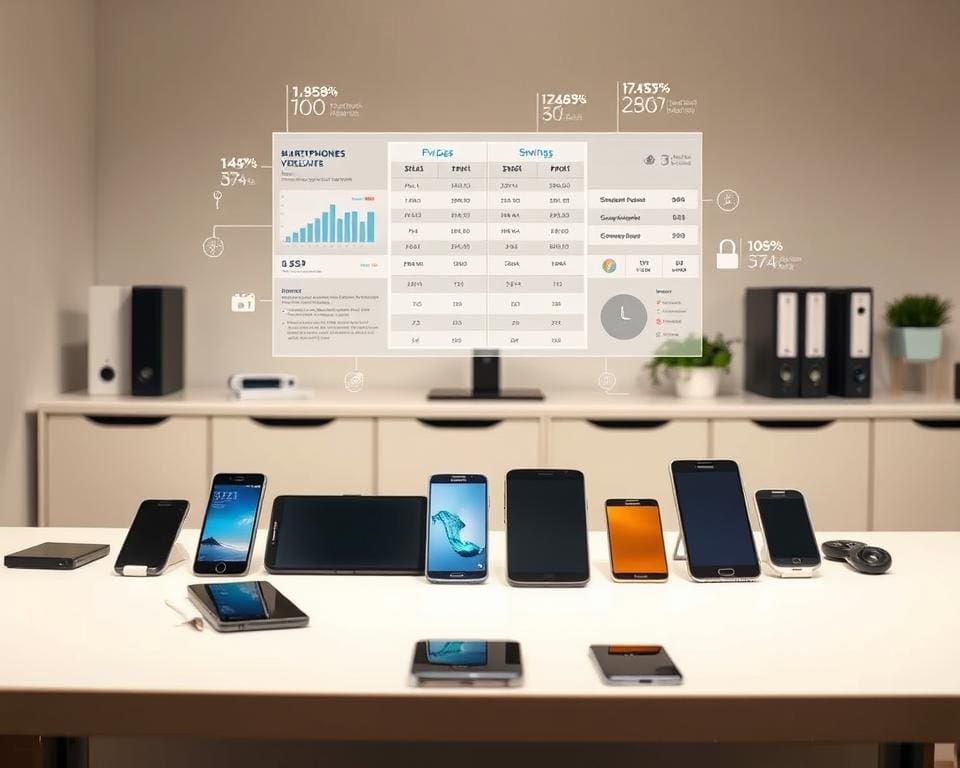 smartphones vergelijken