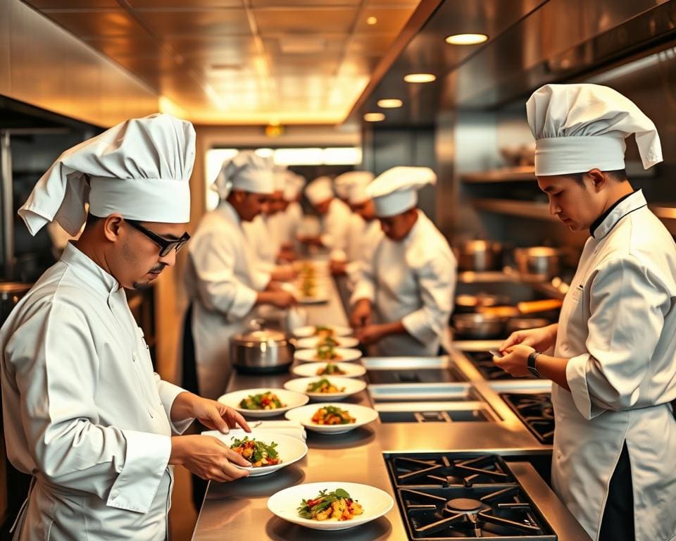teamwork in de keuken