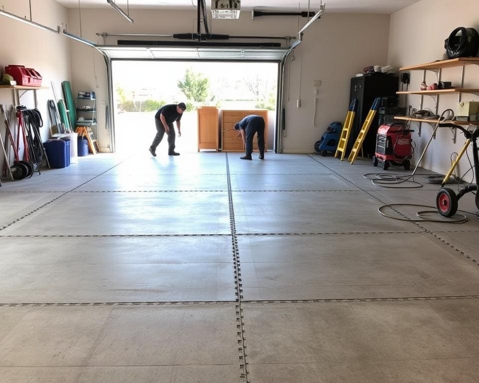 Kan een vloerinstallatie in één dag klaar zijn?