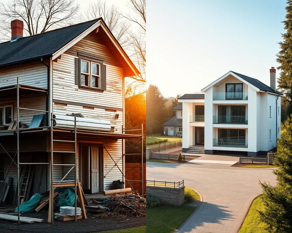 Renovatie versus nieuwbouw