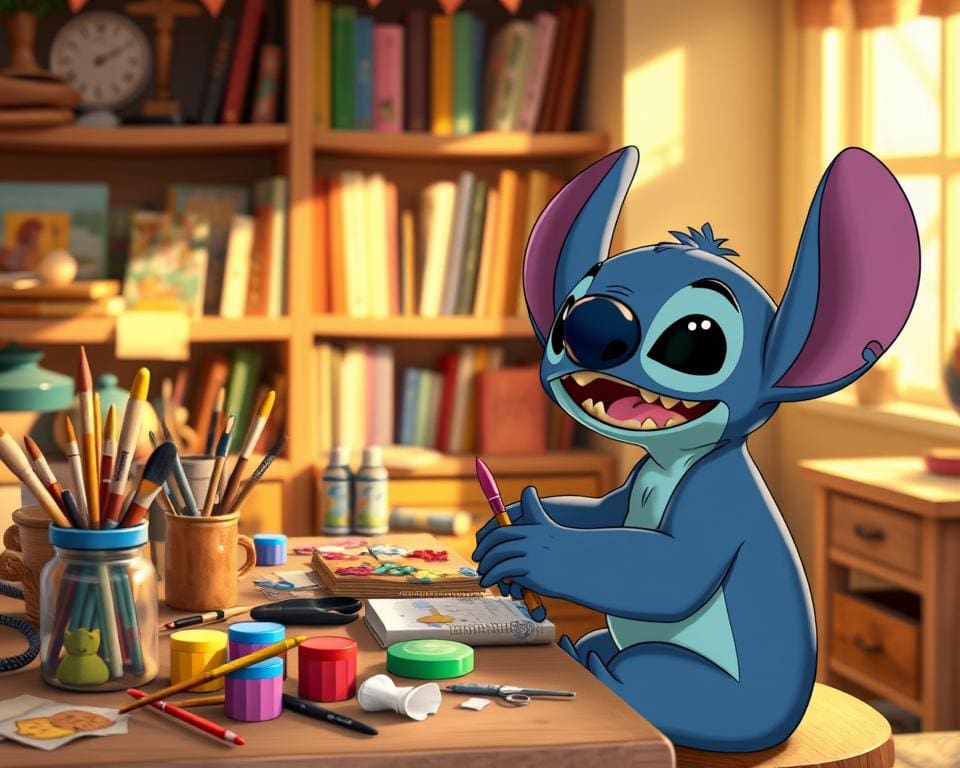 Stitch knutselcadeau
