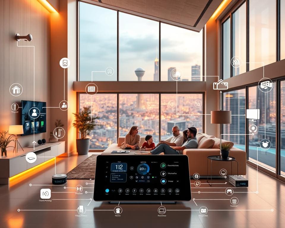 Verbinding tussen IoT en smart homes