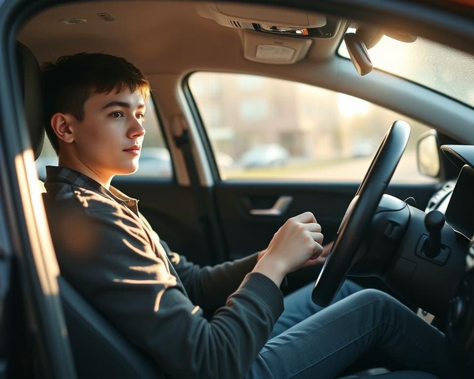 Wat leer je tijdens de eerste autorijles?