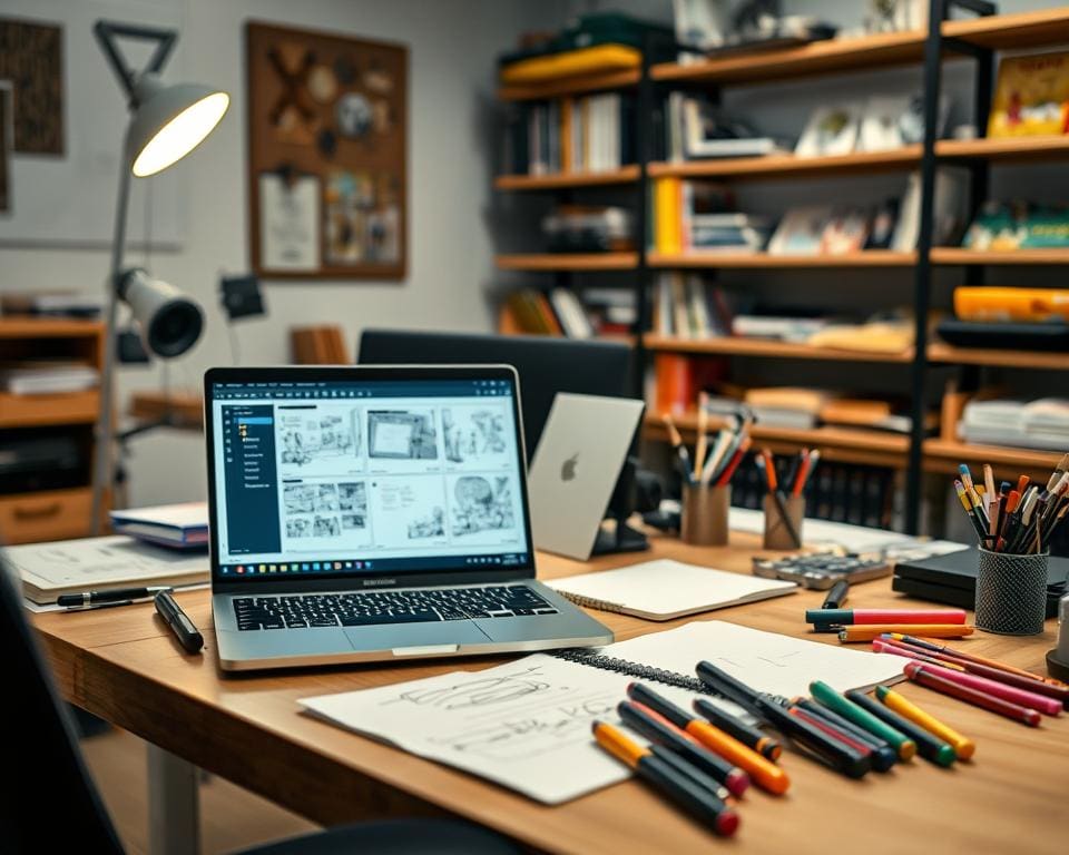 Welke software gebruik je voor storyboarding?