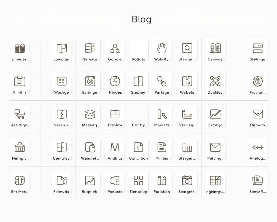 blogcategorieën organiseren
