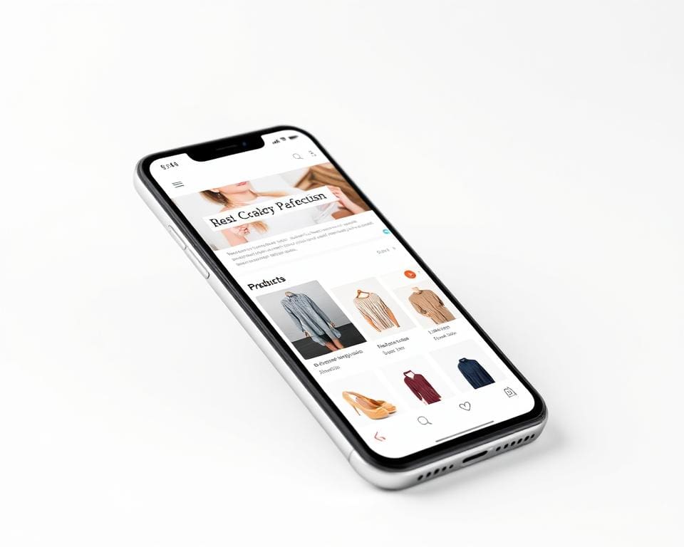 mobiele webshop