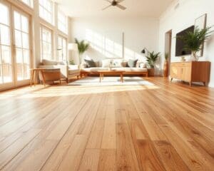 Een houten vloer die warmte en karakter toevoegt