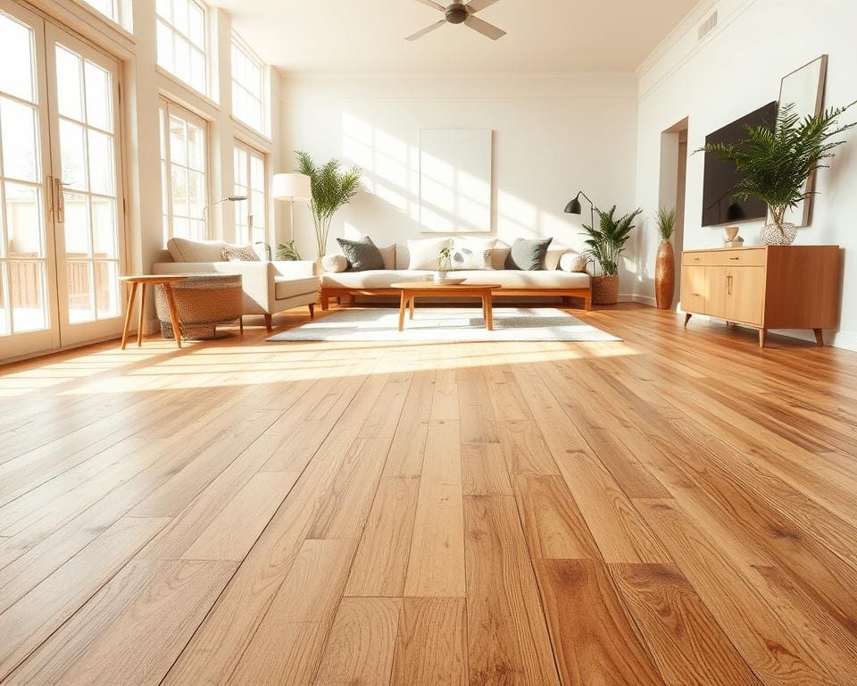 Een houten vloer die warmte en karakter toevoegt