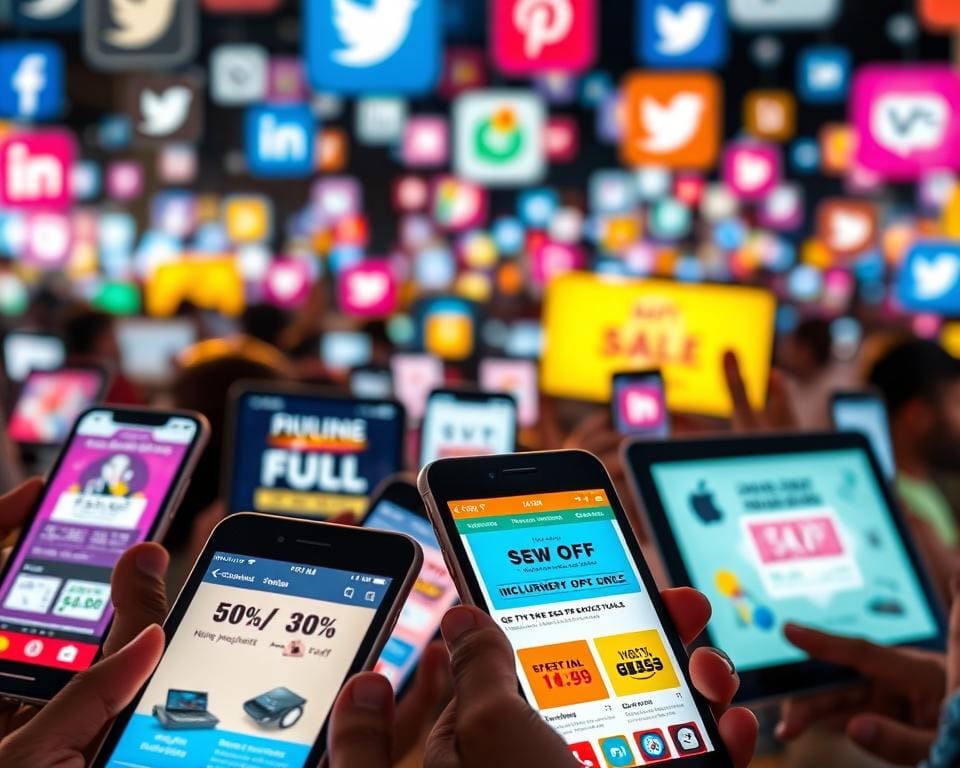 sociale media aanbiedingen