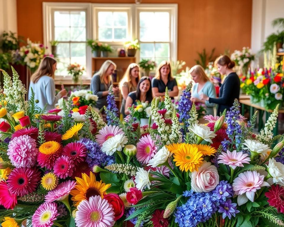 soorten workshops bloemschikken