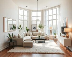 Hoe maak je een kleine ruimte optisch groter?