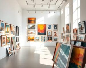 Waar vind je betaalbare kunst voor aan de muur?