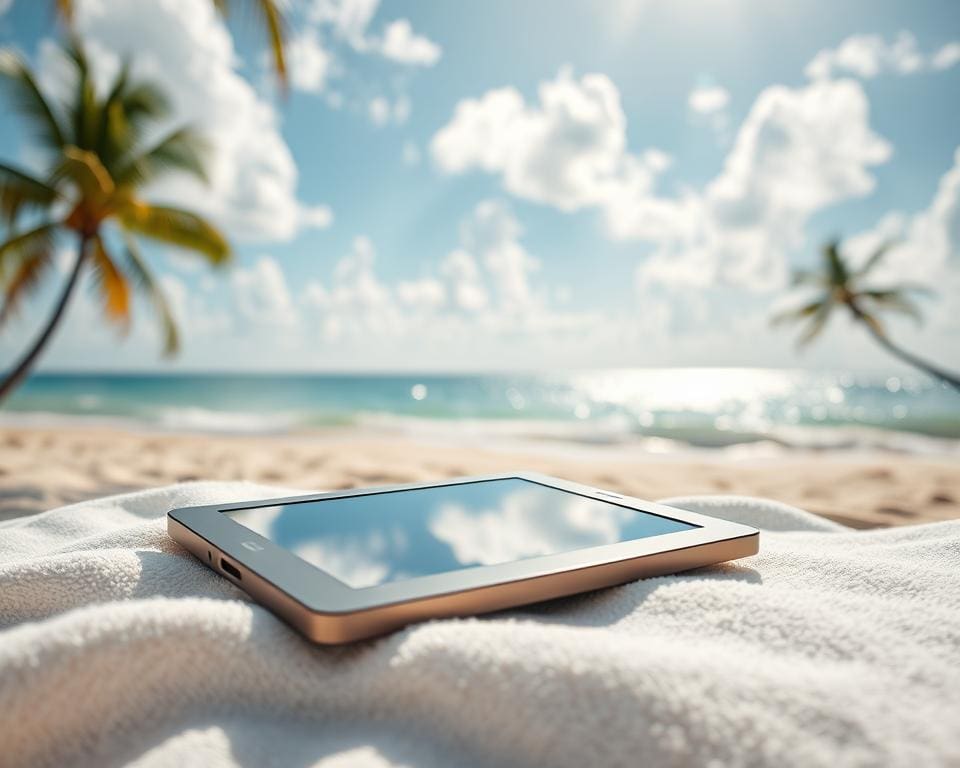 Welke e-reader is het fijnst voor op vakantie?