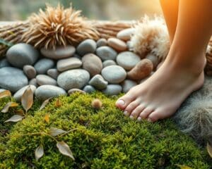 Welke materialen voelen goed bij blote voeten?