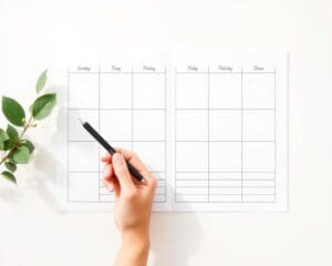 Hoe vind je een weekplanning die echt werkt?