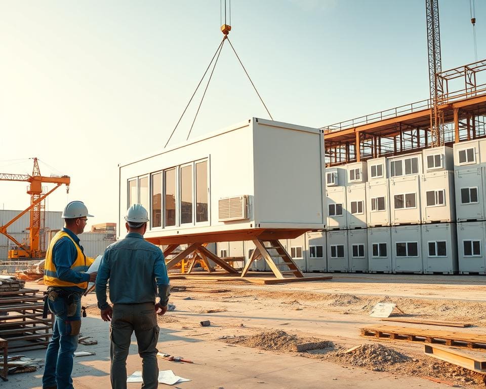 Hoe werkt samenwerking binnen modulaire bouwprojecten?