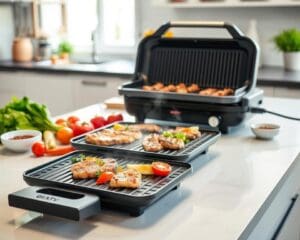 Hoe helpt een elektrische grill bij snelle maaltijden?