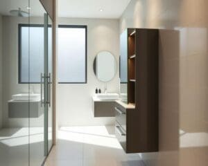 Hoe kies je een badkamerkast die niet te groot oogt?