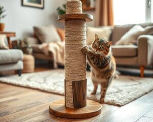 Hoe kies je een kattenkrabpaal die lang meegaat?