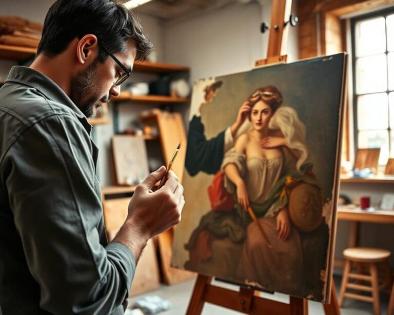 Hoe werkt een schilder bij restauratieprojecten?