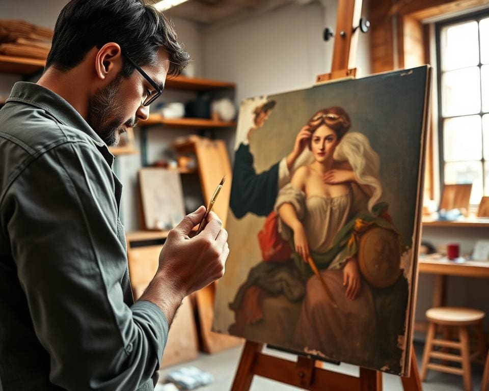 Hoe werkt een schilder bij restauratieprojecten?